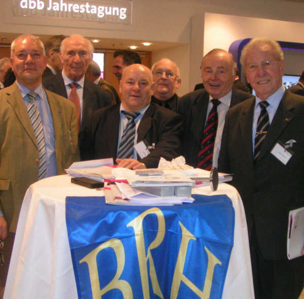 Die Vertreter des BRH im Gespräch mit dem DBB-Ehrenvortsitzenden Werner Hagedorn