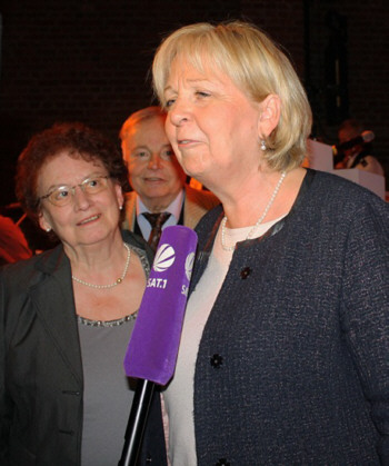 Hannelore Kraft mit Ingeborg Kölling und Jürgen Krall